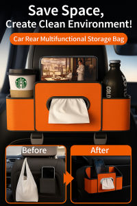 Car Multi-functional Back Seat Storage Box/Organizer Strong Load-Bearing/Space-Saving Design/Vehicle Home & Travel Use