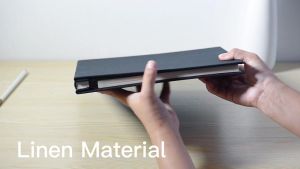 2PC 40Page Photo Album Self Adhesive Magnetic Scrapbook Album DIY Linen Cover Pictures Book