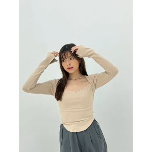 Sakura Glory - VIOLA TOP RIB MISTY PREMIUM UKURAN ALLSIZE / ATASAN / BLOUSE / WANITA / DEWASA / DISTRO / IMPORT / COD / DISKON / GRATIS ONGKIR / MURAH