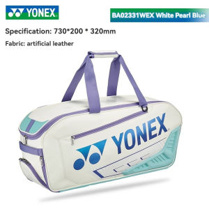 Yonex Large Capacity Badminton Tournament Bag Waterproof Material Tennis Racket Backpack(No China)