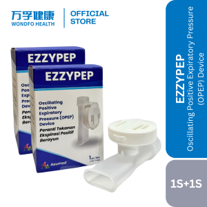 EZZYPEP Oscillatory Positive Expiratory Pressure (OPEP) Device | Enhanced Breathing | Thick Phlegm | Cough | Influenza | Sinus | Asthma