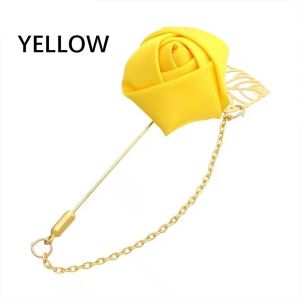 Corsage Jas Pengantin Flower Brooch For Grooms / Corsage Pin Jas Pengantin Wedding Pin Jas Pria Flowers Ribbon Satin - Bros/Tuspin Bunga Hiasan Jas / Corsage