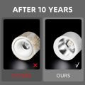 LED Spotlight For Ceiling Tri Color  Spotlight 7W 10W 15W Spot Lights Led Downlight 220V Track Lamp 3 lighting colors Led Ceiling Fixture For Living Room Bedroom Home Lighting. 