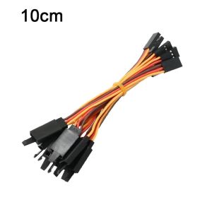 BETTERFORM 5Pcs Chống lỏng Cáp nối dài servo Nam thành Nữ Chống nhiễu Dây dẫn servo Phích cắm chuyển đổi Cáp chuyển đổi từ đầu đực sang đầu cái Xe điều khiển từ xa