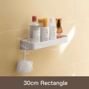 From the Kitchen Bathroom Toilet Rack Punch-free Wall-mounted Toilet Wall Rack Toilet Washstand Rack Toilet Storage Rack