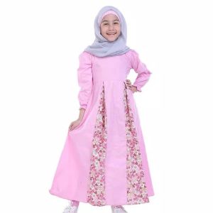 HARGA PROMO CUCI GUDANG Baju Gamis Anak Perempuan TDLR T 3033 Busana Muslim Dress Anak Cewek rms 014