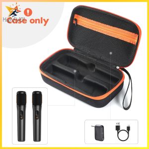 Wireless Microphone Carrying Case for JBL PartyBox Rechargeable Mic Protective Cover with Compact Design and Easy Carry Handle