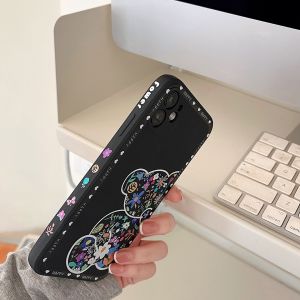 FOX Casing Realme 2 2 pro C11 2021 C20 C21Y C25Y C31 C35 Narzo 50A 50A Prime Case Softcase Bear Batik 3D Camera Protection