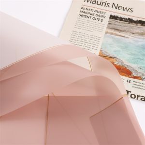 Flower Wrapping Kertas Buket Bunga Cellophane Paper Motif Nosha Magnetic Line Ecer KB6063