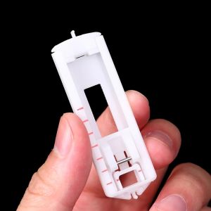 Button Hole Foot 4 Step Clip On Sewing Machine Presser Feet Sliding Button Hole Presser Feet for Most Snap-On Household Sewing Machines