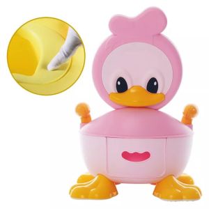 กระโถนนั่งเด็ก รูปเป็ด (สีเหลือง)