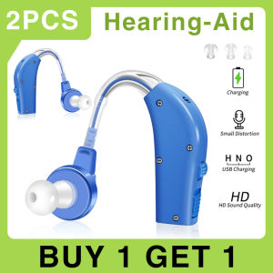 【Buy 1 Get 1 FREE】Hearing Aid Amplifier for adult USB Rechargeable Digital For Elder Hearing Amplifiers Aids Adjustable Sound Voice