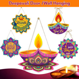 【2-Day Delivery】Deepavali Door Ornament Hanging Pendants Diwali Door / Wall Decoration Home Party Decor Deepavali Gift for House