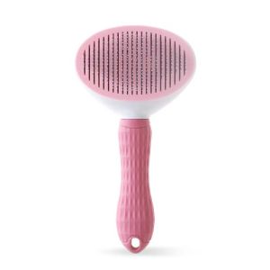 (YiGo) Pet Cat Comb Clean Floating Hair Needle Comb One-Click Hair Removal Pet Grooming Tool Pet Comb