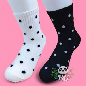 RG33 Kaos Kaki Wanita Cute / Kaos Kaki Betis Fashion Cute / Kaus Kaki Motif Doggy Lucu