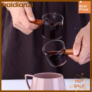 haidianzi Cốc đo thủy tinh borosilicate 70 75ml có vòi kép và tay cầm kín