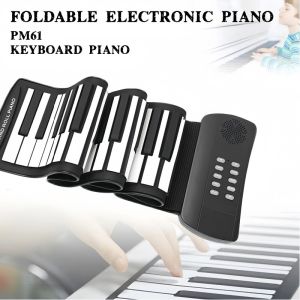 61 Key Portable Piano Electronic Piano Foldable Piano Home Practice Professional Electronic Pian