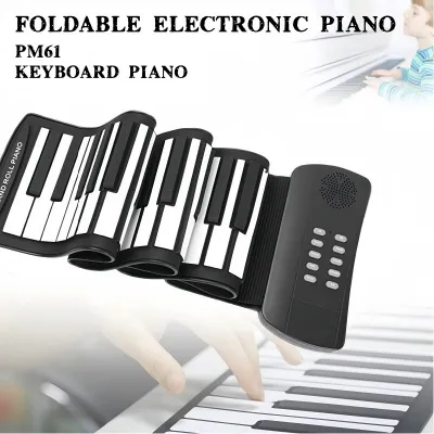61 Key Portable Piano Electronic Piano Foldable Piano Home Practice Professional Electronic Pian