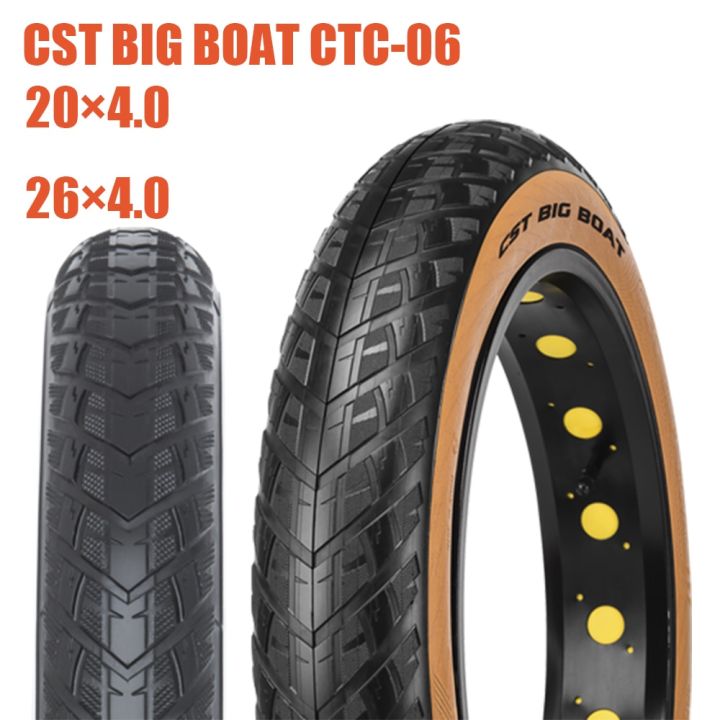 fyjhCST Fat Tire 20x4.0 26x4.0 CST BIG BOAT CTC-06 CST New Brown Family ...