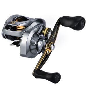 Sougayilang ส่งจากประเทศไทย เหยื่อล่อ รอกตกปลาเบทคาสติ้งรอกตกปลาระบบเบรกคู่ 8KG รอกตกปลาความเร็วสูงสูงสุด 11 + 1 BB อัตราทดเกียร์ 7.6: 1