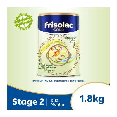 Frisolac Gold Stage 2 Follow-up Formula (1.8kg) - From 6-12 months