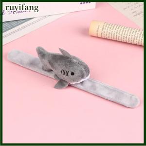 ruyifang Cute Plush Shark Wristband Stuffed Animal Slap Bracelet Slap Rings Slap Band Toy For Kids Party Favor Birthday Gift