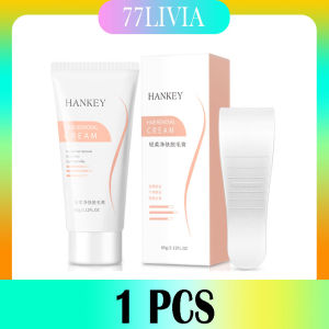 HANKEY Hair Removal Cream 60g Krim Perontok Bulu Permanen Penghilang Bulu Ketiak Kaki Tangan Aman Tanpa Iritasi (Bpom) Penghilang Bulu Perontok Bulu Depilatory Cream(Krim Perontok Bulu)Permanen Penghilang Bulu Ketiak Krim Penghilang Perontok Bulu 【COD】