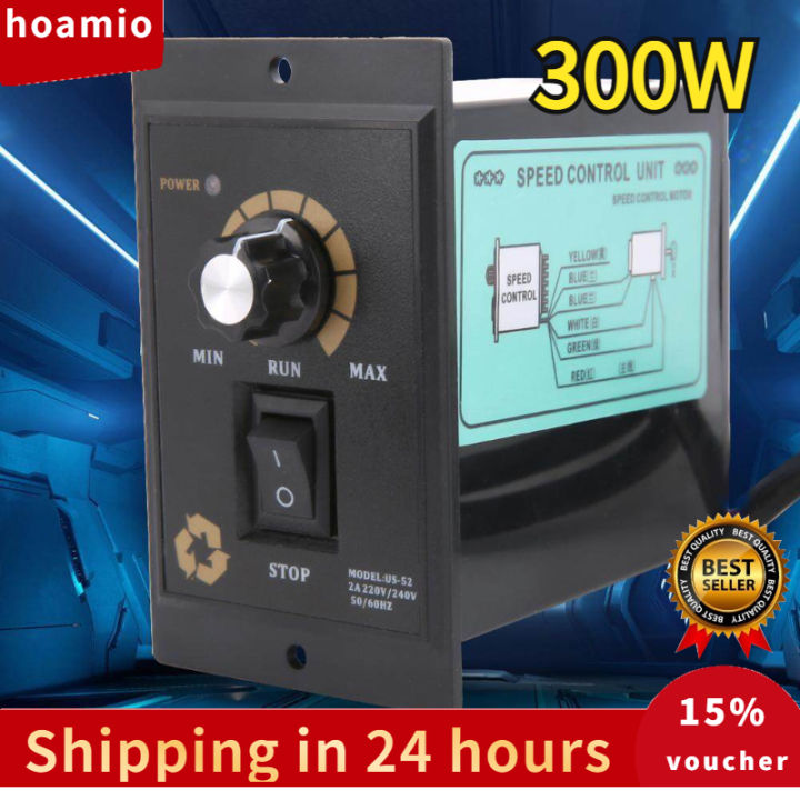 AC Motor Drehzahlregler 220V - 300/400/500W Potentiometer - Für Elektromotoren 90-1700 U/min