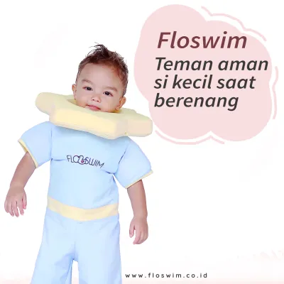 Cuddleme FLOSWIM (S) BAJU RENANG PELAMPUNG Praktis Anti Tenggelam Cuddle Me