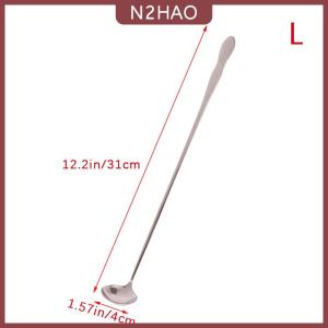 N2HAO 1 cái thép không gỉ dài xử lý khuấy muỗng sáng tạo kem món tráng miệng muỗng Cocktail Cà Phê Trà trộn muỗng Flatware