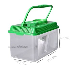 กล่องใส่แมลง กล่องเลี้ยงแมลง กล่องใส่ผีเสื้อ บ้านแมลง ขนาดเล็ก สำหรับใส่ศึกษาวงจรชีวิตแมลง