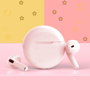 SUTU J6 TWS Headphone Bluetooth Nirkabel Headphone Kartun Kontrol Sentuh Headphone Olahraga Bass Stereo 9D