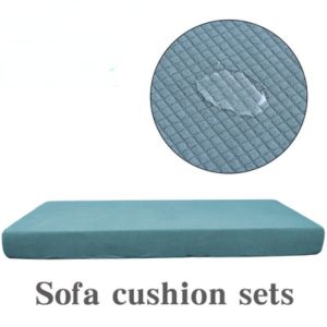 1 2 3 4 Seater Sofa Cover Sofa Back Cover Plain Elastic Sofa Cushion Cover Stretchable Slip Cover