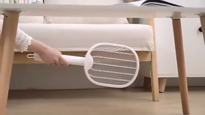 Raket Membunuh Nyamuk Elektrik Foldable Electric Mosquito Swatter Shock Dual-Purpose Killer USB Rechargeable Household Handheld Mosquito 充电灭蚊器 折叠电蚊拍