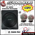 🔥 Hot Deal Underseat Subwoofer Combo Set 🔥 10'' 800W Underseat Amplifier Subwoofer Kereta Under Seat Sub Woofer + 2" / 2.5" Full Range Speaker Kereta. 