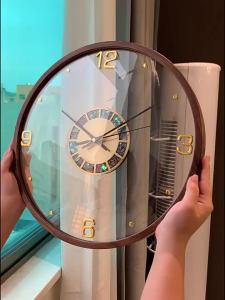 FFBH Nordic Creative Wall Clock Modern High-end Living Room Art Wall Clock Luxury Dining Room Home Decor Orologio Da Parete FYWC 3M8Q4