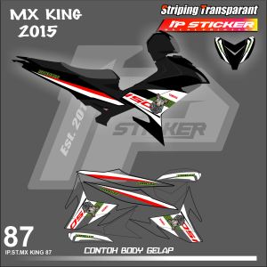 MX KING 2015 (COD) STIKER STRIPING MOTOR YAMAHA MX KING 2015 - STIKER LIST SIMPLE DESAIN RACING HOLOGRAM DAN TRANSPARAN BISA COD IP PROJECT.KODE-87