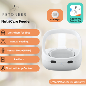 [Official Petoneer SG] NutriCare Feeder | RFID | Sensor Mode | Manual Mode | Ice Pack | Smart Control with App