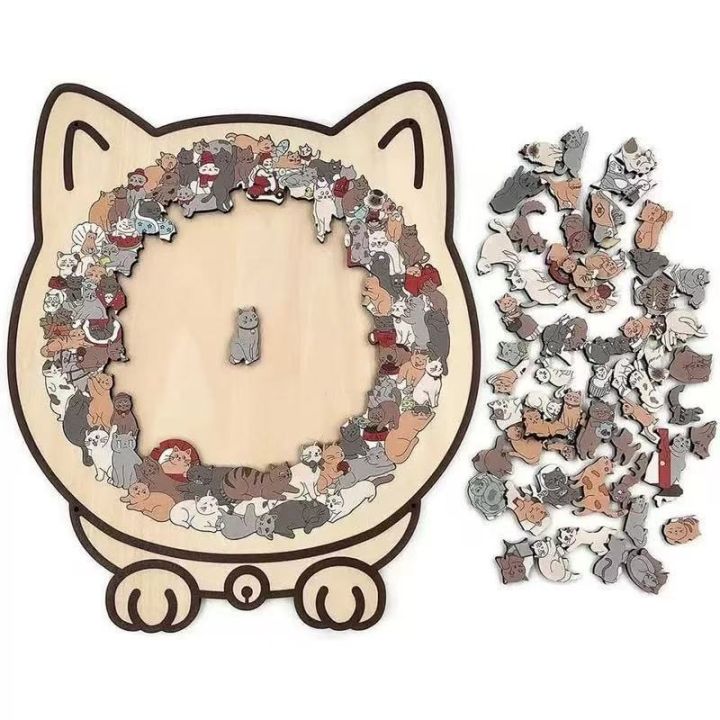 Morandi%20Alien%20Woodland%20Birthday%20Gift%20Women's%20Jigsaw%20Puzzle%20-%20Cat%20Cat%20Puzzle%20Set%20with%20135%20Pieces%20-%20Image%206