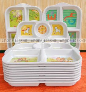 IAE | PROMO 1 PCS | 2 PCS | 3 PCS PIRING MAKAN SEKAT MELAMINE WARE DIAMETER 29 CM MOTIF KARAKTER MULTI WARNA KUALITAS SNI ORIGINAL FOOD GRADE
