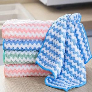 Khăn Lau Bếp Đa năng Khăn Lau Chén Bát Vải Nhung Siêu Thấm Hút Tốt 2 Mặt size 25x25 khăn lau đa năng