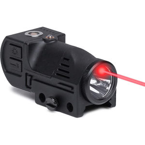 BLO-041 Outdoor Magnetic Rechargeable 500 Lumens Red/Green Beam and led Combo Light with Strobe Under Mount Flashlight For 20-21mm Rail