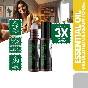 Eco Love Philippines - TEA TREE Pre-Diluted Essential Oil Roller Bottles | 10ml Aromatherapy On-The-Go