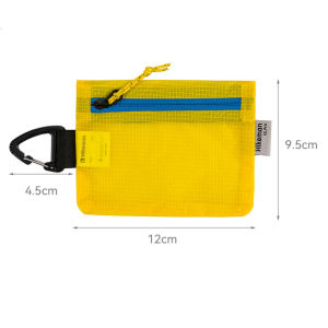 YKK Zipper Duraflex Buckle Outdoor Travel Change Card Bag 15D Silicon Coated Storage Bag 10g Mini Portable Miscellaneous Waterproof Identification Coin Purse