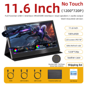 DITU Monitor 15.6Inch Portable Laptop Monitor 1080P 100% RGB HDMI Type-C Full HD Portable Monitor For PC PS3/4/5 Switch Xbox Laptop