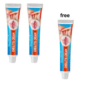 Cheilitis cream 20g bibir moisturizing pelembab bibir peradangan kulit pada area bibir herpes di bibir kering dan bibir pecah pecah