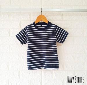 Kaos Stripe Anak Dominan Series Cotton Combed