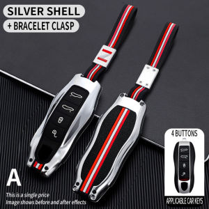 For Porsche Boxster Cayman Panamera Car Key Case Keyless Cover Key Shell Car Accessories Protective Case With Remote Control