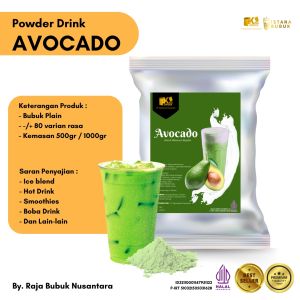 Bubuk Minuman Reguler Plain RASA AVOCADO Powder Drink Rasa Alpukat