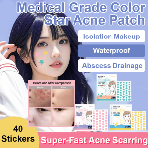 Waterproof Acne Pimple Patches Acne Pimples Patches Hydrocolloid Colorful Suitable All Skin Mild Non-irritating Acne Patch Facial Skin Care Acne Repair Waterproof Acne Patch Stickers Pimples Removal